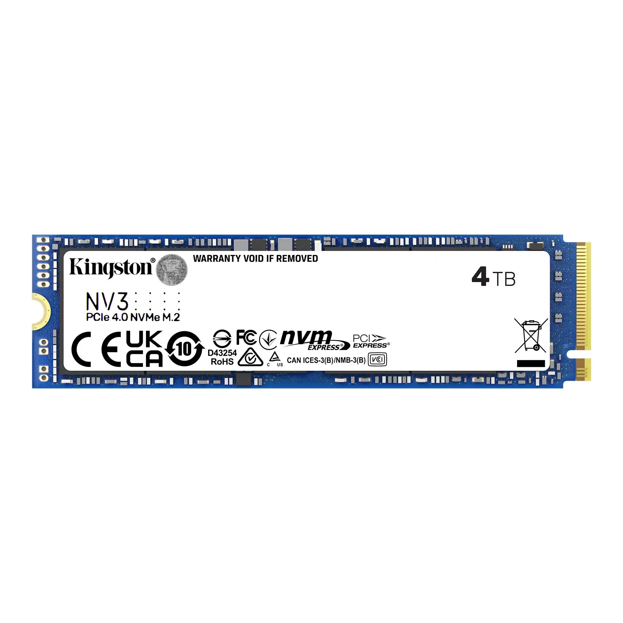 Kingston NV3 PCIe 4.0 NVMe SSD - Vektra Computers LLC Kingston NV3 PCIe 4.0 NVMe SSD - Vektra Computers LLC